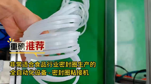 「視頻」重磅推薦！非常適合食品工業(yè)密封圈生產(chǎn)的全自動化設備--密封圈粘接機